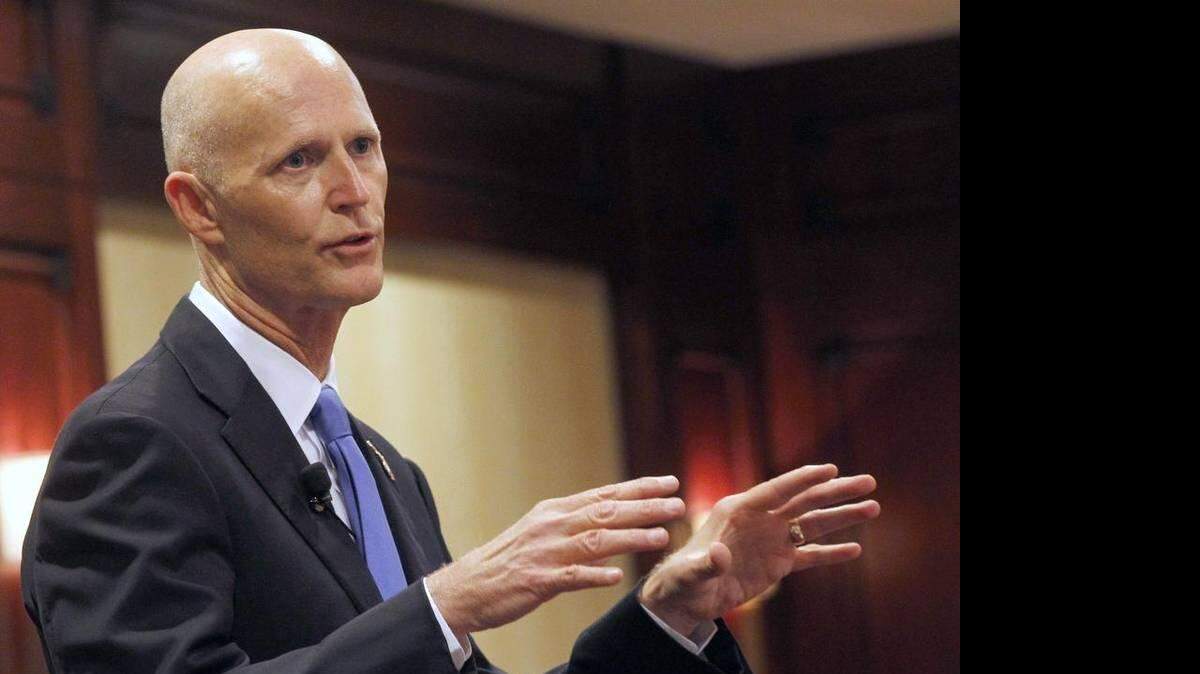 El gobernador de la Florida, Rick Scott.