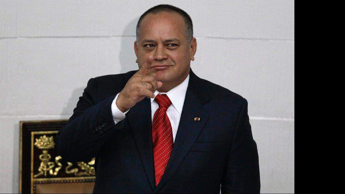 El presidente del Parlamento venezolano Diosdado Cabello.