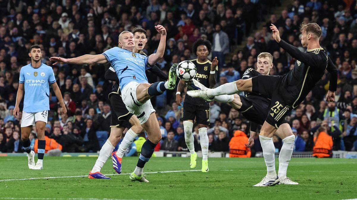 Con dos goles del noruego Erling Haaland, el Manchester City superó 5-0 al Sparta Praga checo, el miércoles en la Liga de Campeones.