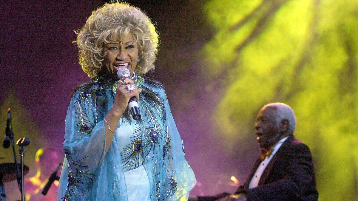Foto de archivo. Los cubanos en Estados Unidos  conmemoraron el centenario del nacimiento de Celia Cruz, su artista más universal.
