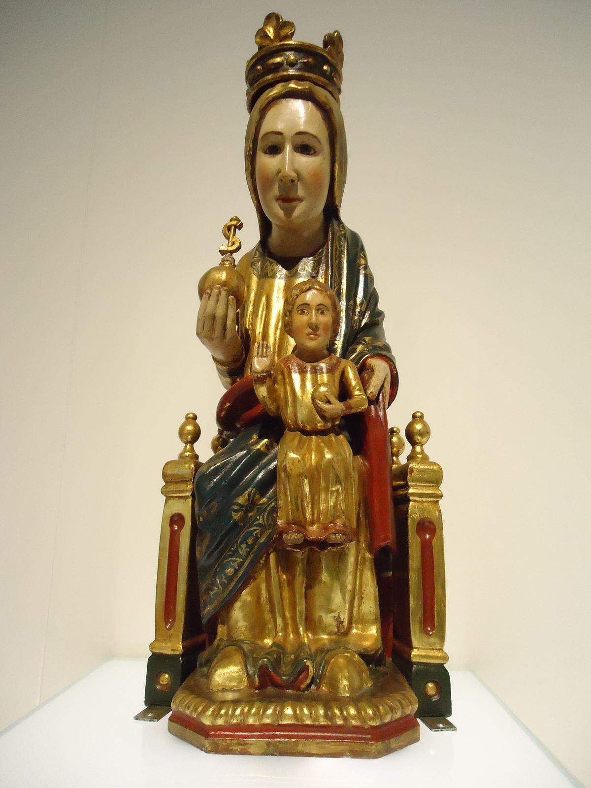 Las Edades del Hombre - Nuestra Sra. del Brezo. Anónimo. S XIII, madera policromada. Cofradía-Parroquia Villafría de la Peña (Palencia).