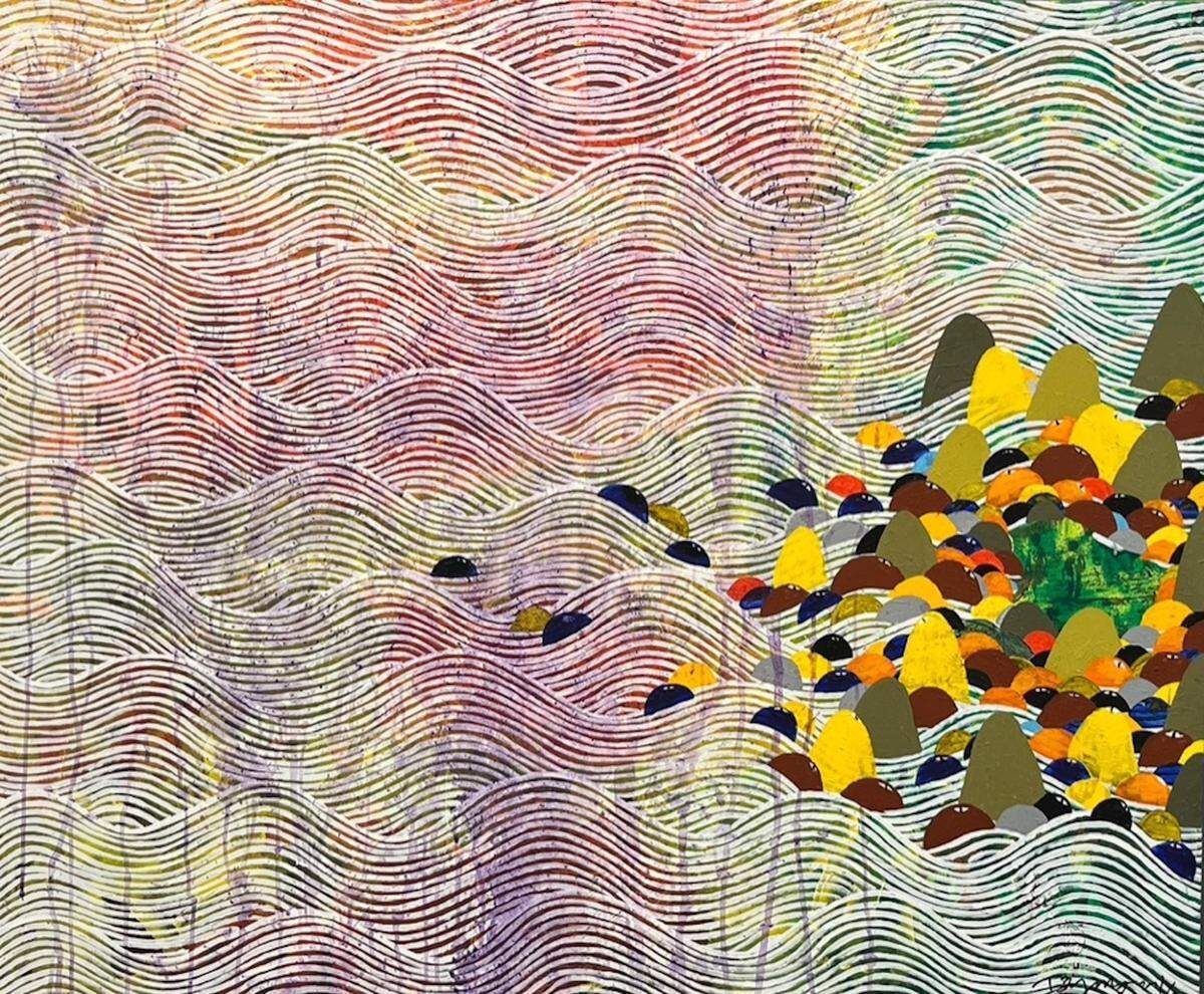 De la serie ‘Kawabatas I’, 2016, acrílico sobre lienzo.