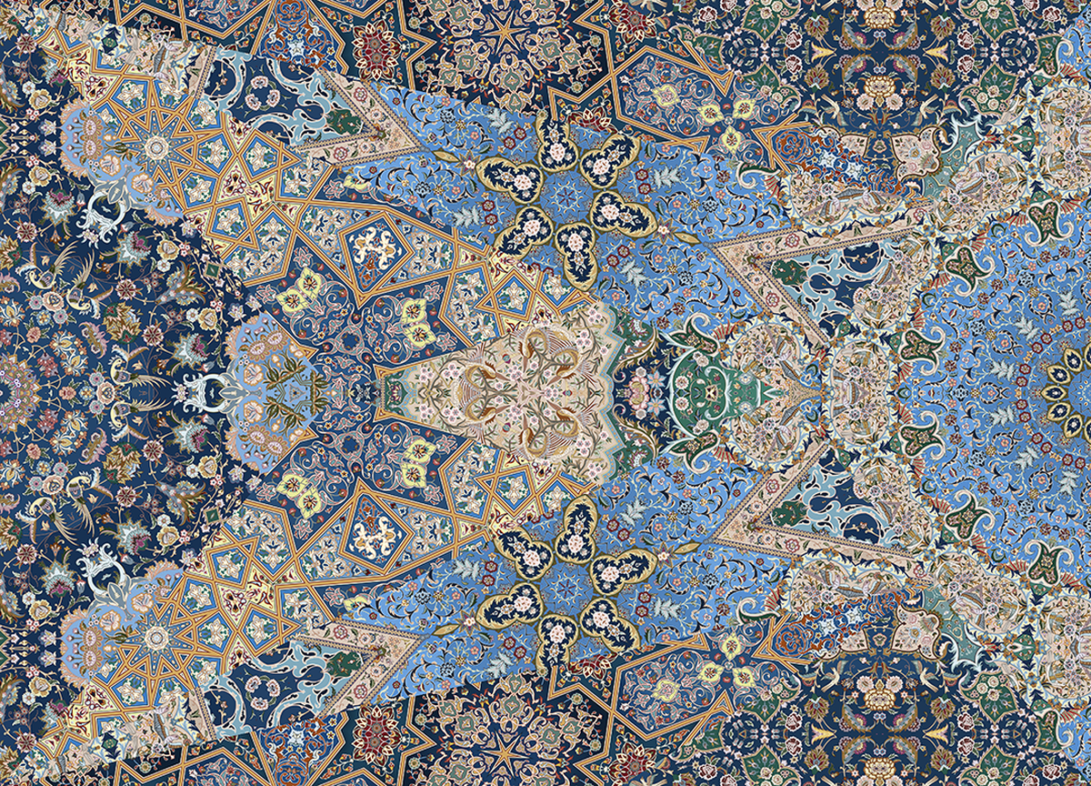 Jason Seife. “Everything in its Right Place (detail)”, 2022–23, de Jason Seife. Óleo y acrílico sobre lienzo