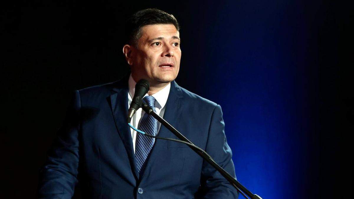 Foto de archivo del dirigente opositor Freddy Superlano, candidato para las primarias de la oposición del 2023, en representación del partido Voluntad Popular