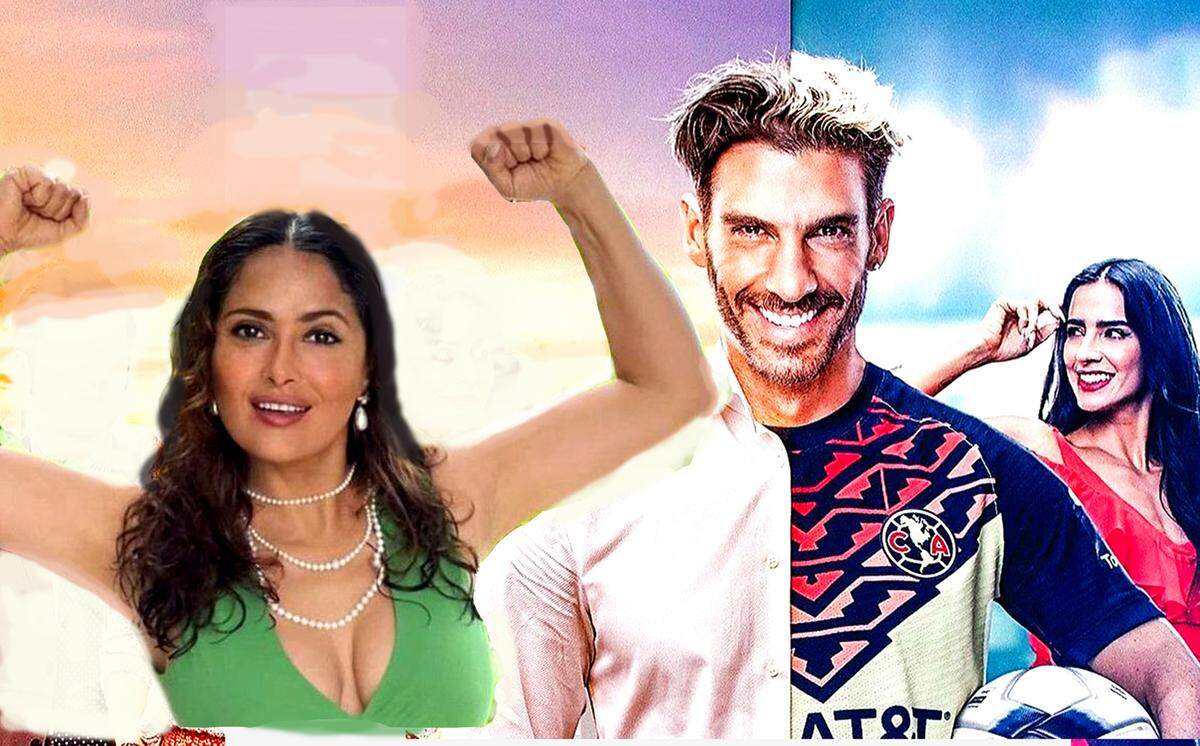 Salma Hayek Erick Elías y Bárbara de Regil.