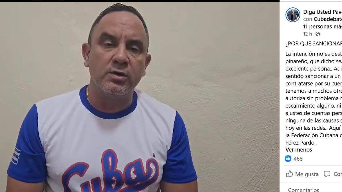 La Federación Cubana de Béisbol explicó los motivos de la sanción contra el pelotero Erly Casanova, de Pinar del Río.