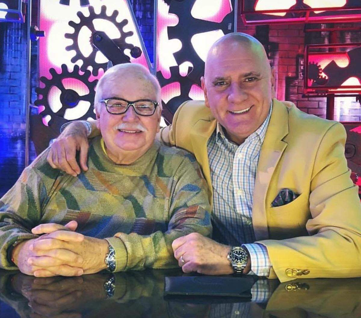 Orlando Casín junto a Carlos Otero.