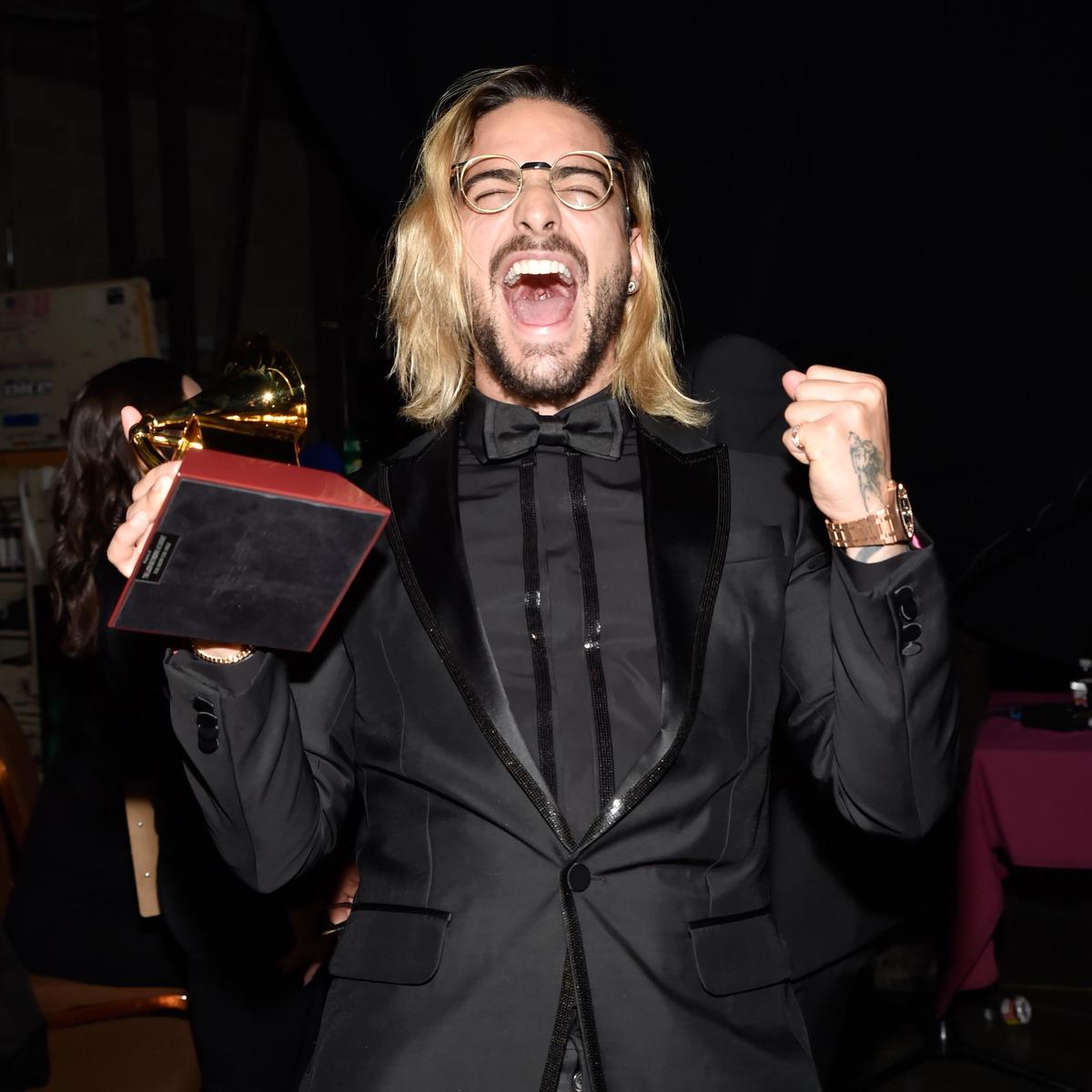 Maluma se llevó a su casa por primera vez un Latin Grammy en la categoría de Mejor Álbum Vocal por su disco “F.A.M.E.”