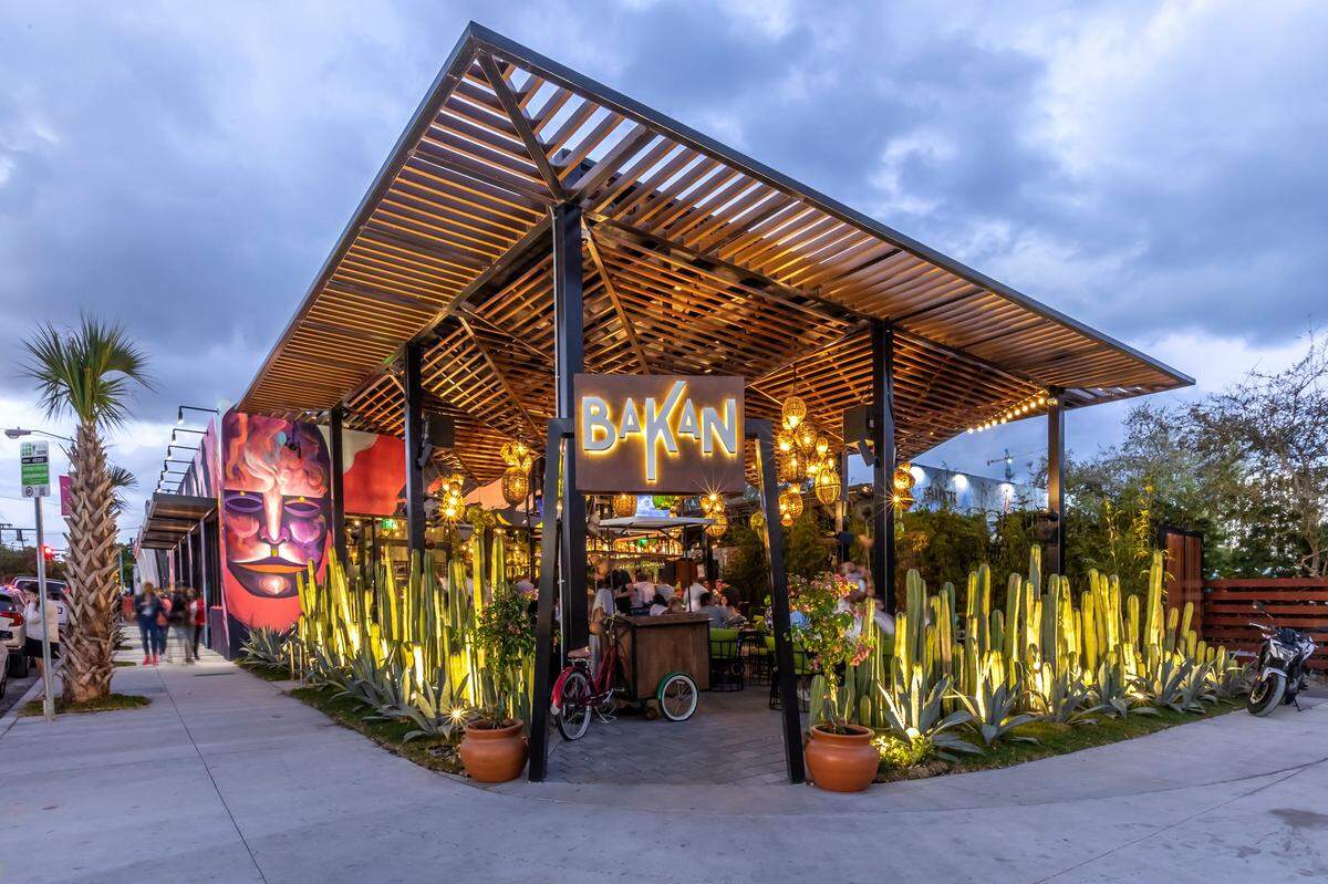El restaurante Bakan en Wynwood, Miami