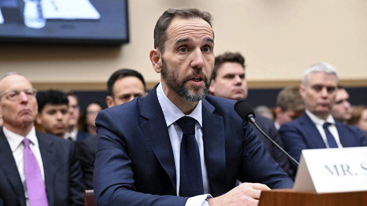 El exfiscal especial de Estados Unidos Jack Smith declara ante el Comité Judicial de la Cámara de Representantes sobre sus investigaciones al presidente Donald Trump, en el edificio Rayburn de la Cámara en el Capitolio, en Washington, DC, el 22 de enero de 2026.