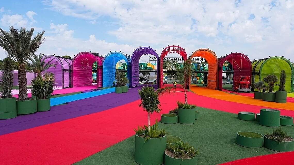 Shakira ensaya en Macondo Park de Madrid antes del show