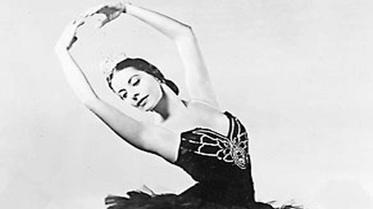 Alicia Alonso bailando, 1955.