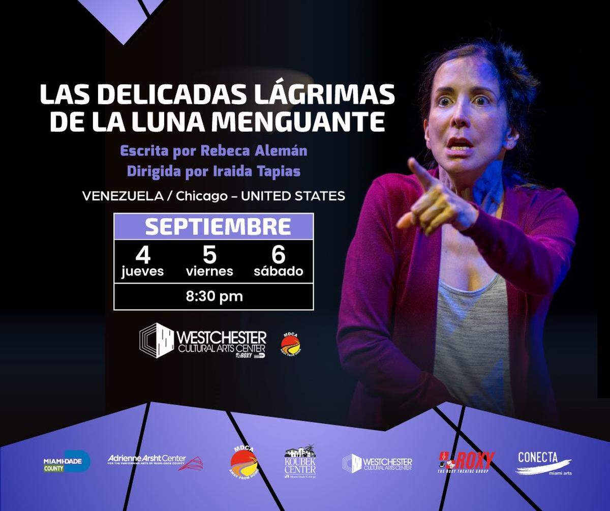 Festival Internacional de Teatro, “Las delicadas lágrimas de la luna menguante”&nbsp;en el Westchester Cultural Art Center.
