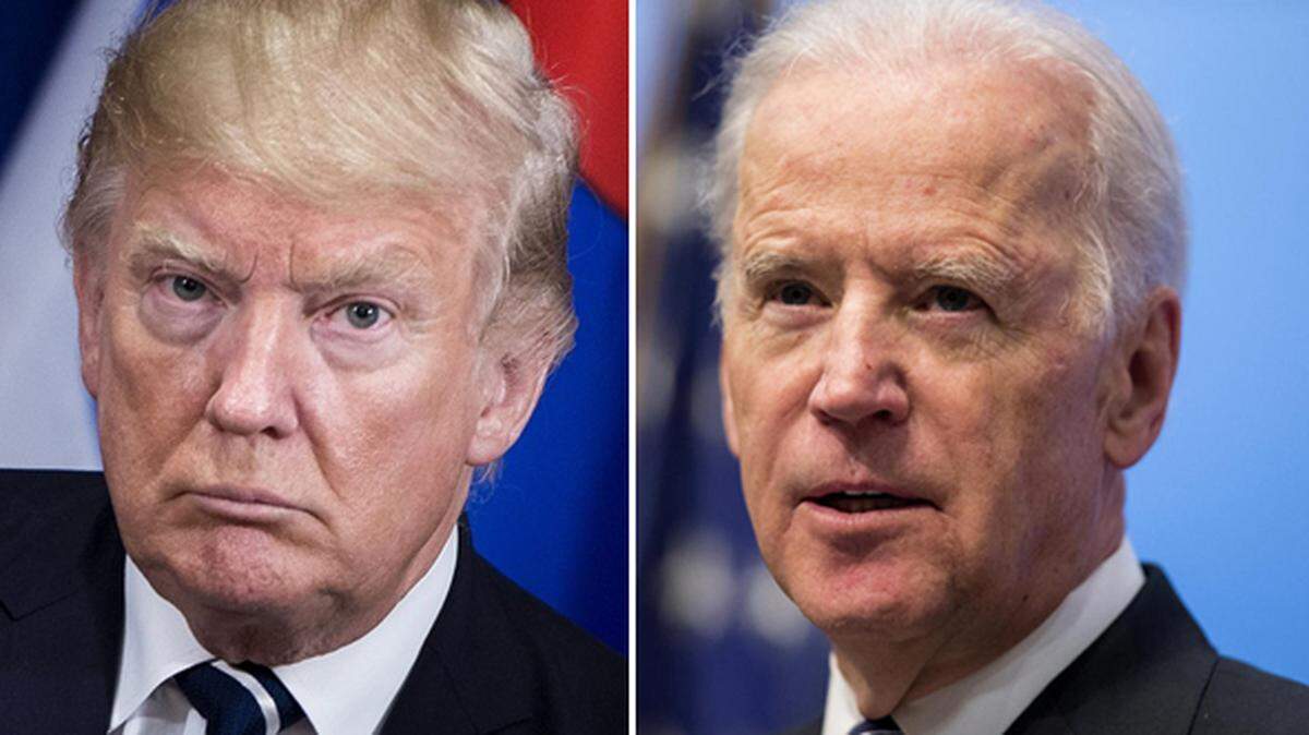 Donald Trump, Joe Biden.