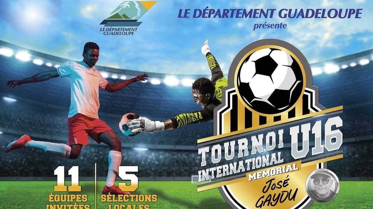 Cartel oficial del Torneo Internacional sub-16 José Gaydu en Guadalupe, del 21 al 26 de abril de 2026.
