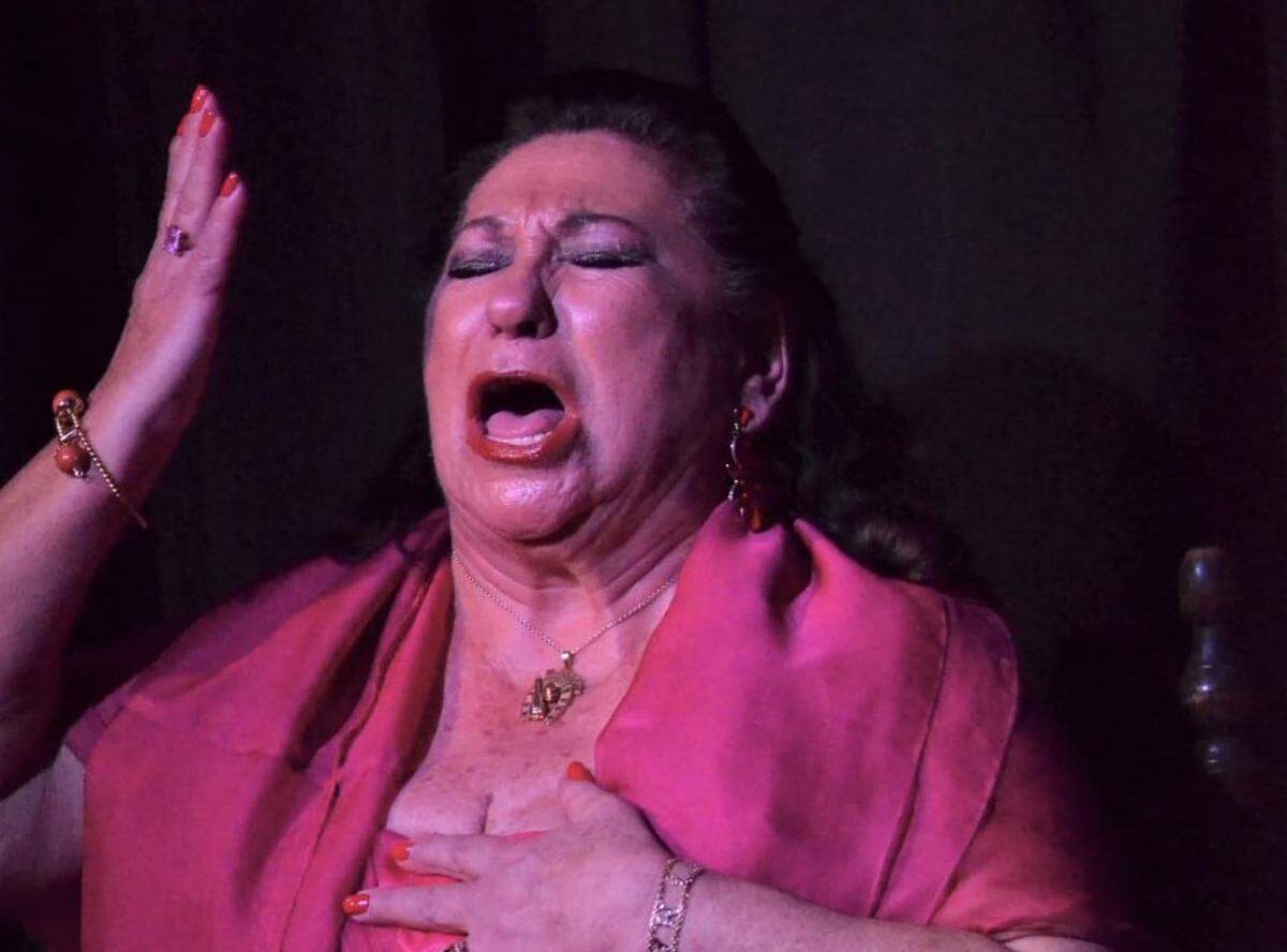 La cantaora María Rivas.