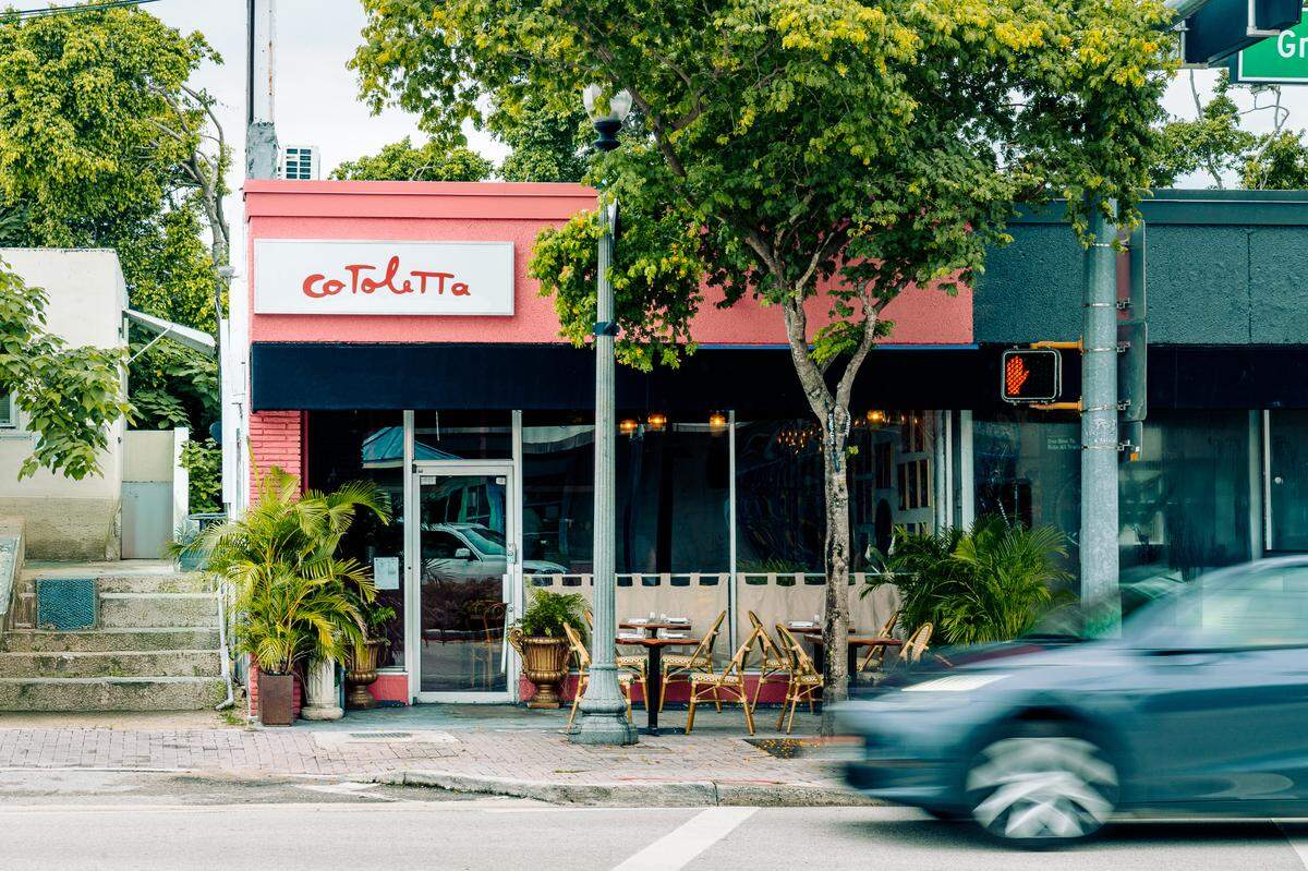 Restaurante italiano Cotoletta en Coconut Grove.
