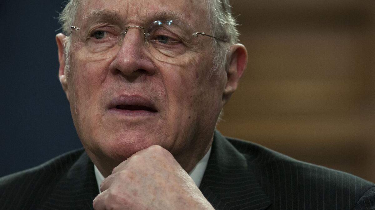 El juez del Supremo de EEUU, Anthony Kennedy, durante una sesión en el Capitolio de Washington en marzo del 2015. Kennedy anuncuó que se retira a finales de julio del 2018.