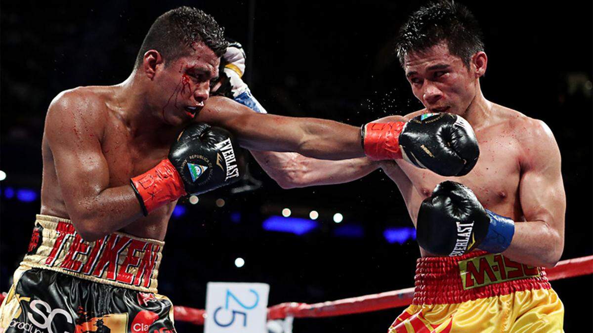 Román González (izq.) debe demostrar que puede ser un boxeador de elite luego de sus dos derrotas ante Srisaket Sor Rungvisai.