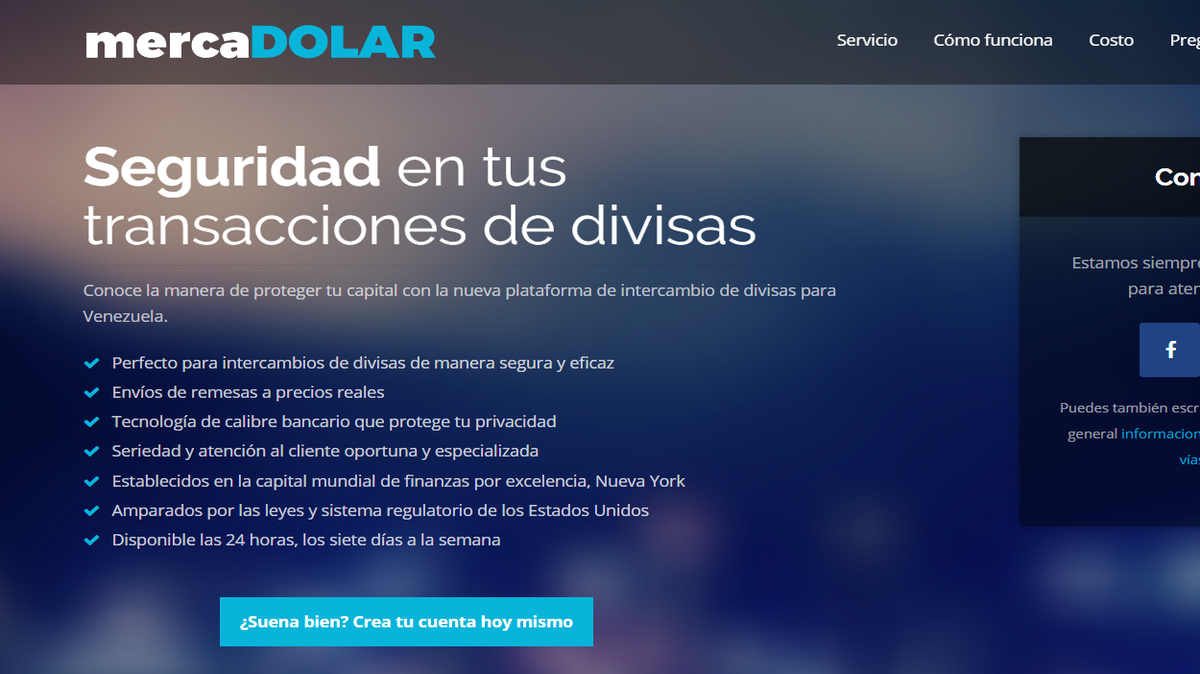 Un grupo de banqueros venezolanos se han propuesto simplificar el envío de remesas a Venezuela y han creado una plataforma electrónica de compra y venta de dólares que permite enviar remesas al país sudamericano a un tipo de cambio libre sin violar las leyes de ninguno de los dos países.