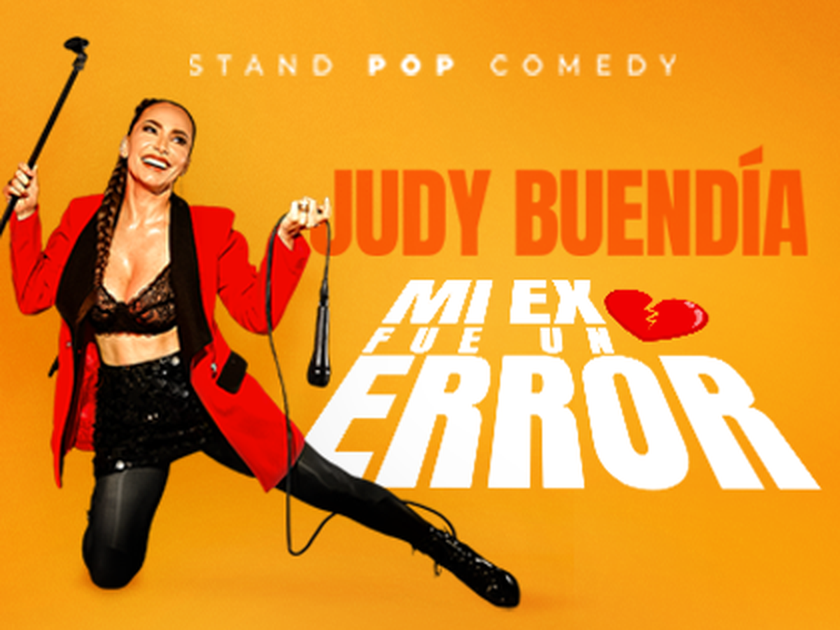 Judy Buendía en “Mi ex fue un error” en el Teatro Trail.