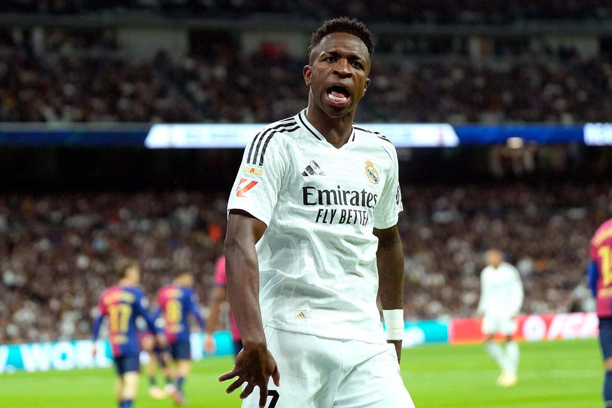 El brasileño del Real Madrid Vinicius Jr. era favorito para convertirse en uno de los futbolistas más jóvenes en ganar el Balón de Oro. Su comportamiento en la cancha se lo impidió.  