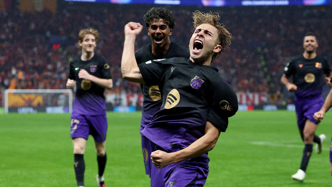 Del susto a la fiesta: Barcelona golea en Champions y extiende su paso perfecto en la temporada