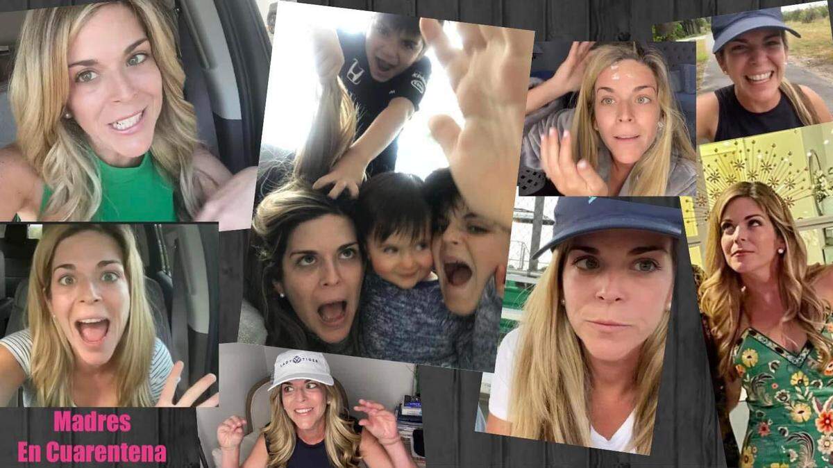 Portada de la página de Facebook de Madres en cuarentena.
