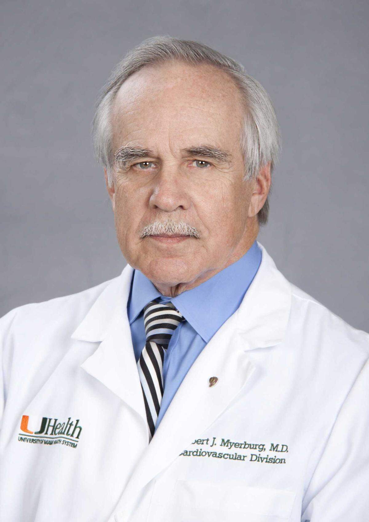 Dr. Robert Myerburg, electrofisiólogo cardíaco de Miami, de University of Miami Health System.