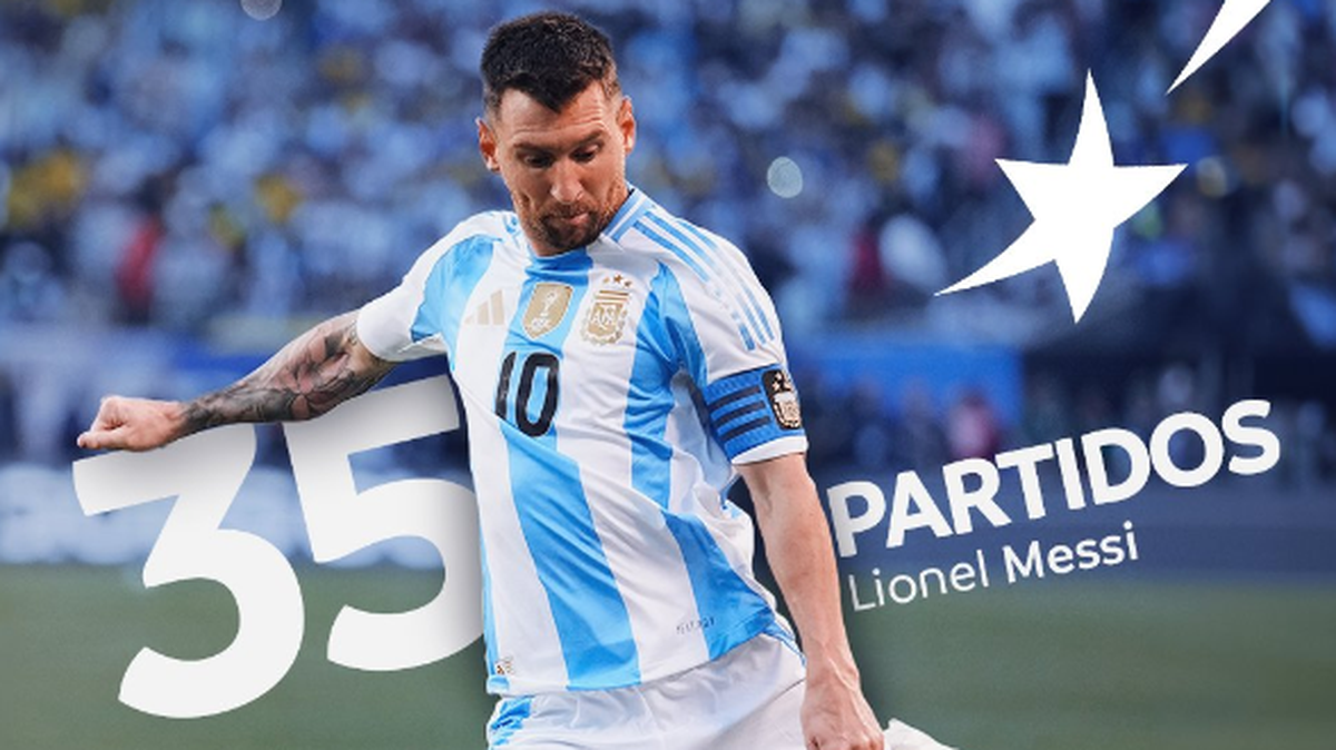 Con su titularidad ante Canadá, Leo Messi se convirtió en el jugador que más partidos ha disputado en la Copa América, 35, uno más que el arquero chileno Sergio Livingstone.