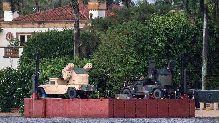 EEUU blinda con sistemas de defensa aérea la residencia de Trump en Mar-a-Lago