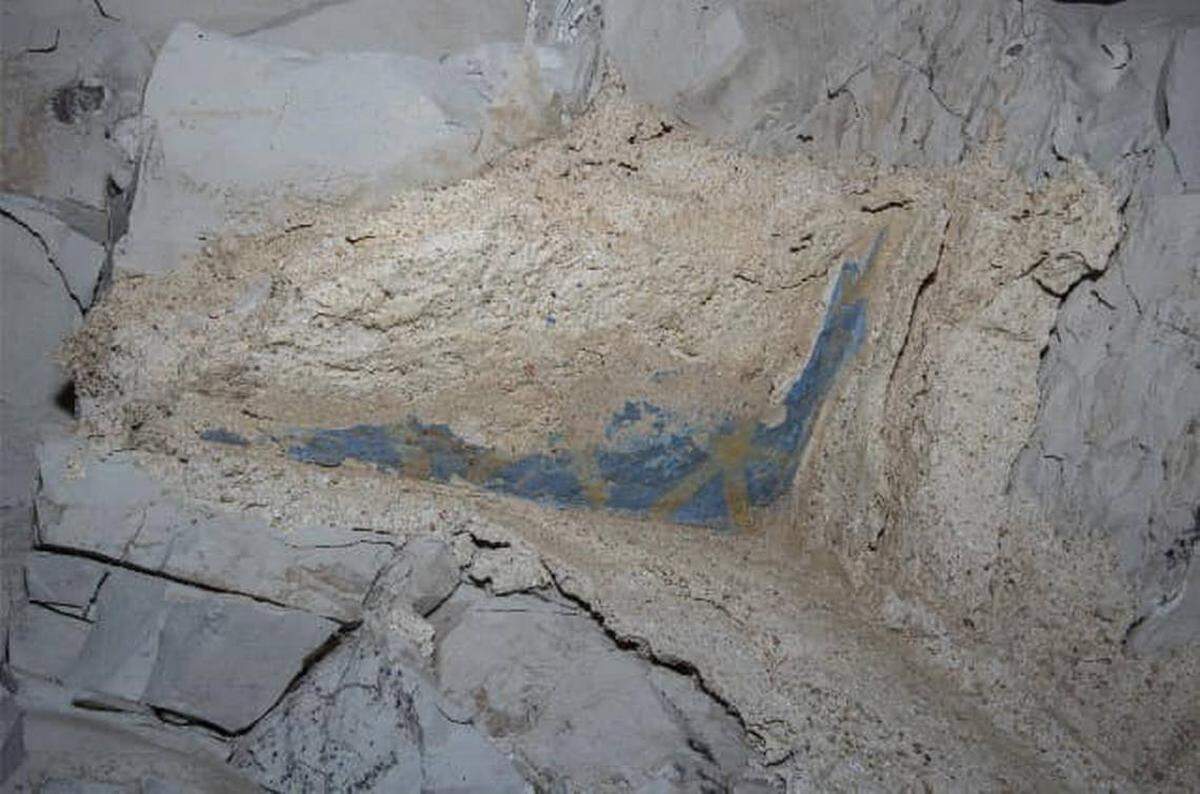 Una sección de la tumba de 3,500 años de Tutmosis II, antiguo rey de Egipto.