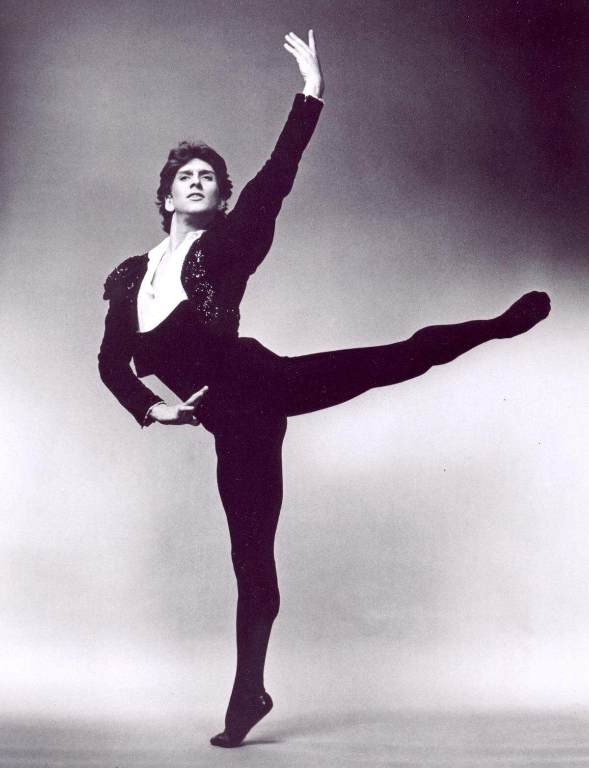 Julio Bocca, entonces bailarín&nbsp;principal&nbsp;del American Ballet Theatre, en el rol de Basilio, el protagonista masculino del ballet “Don Quijote”. 