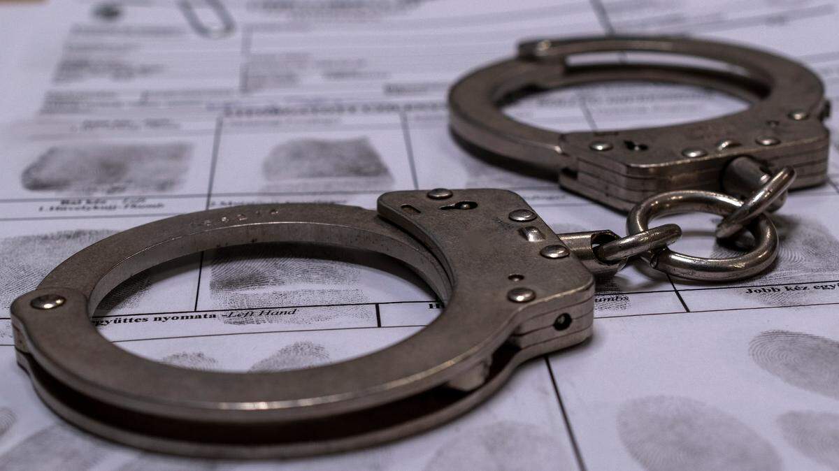 Handcuffs stock image