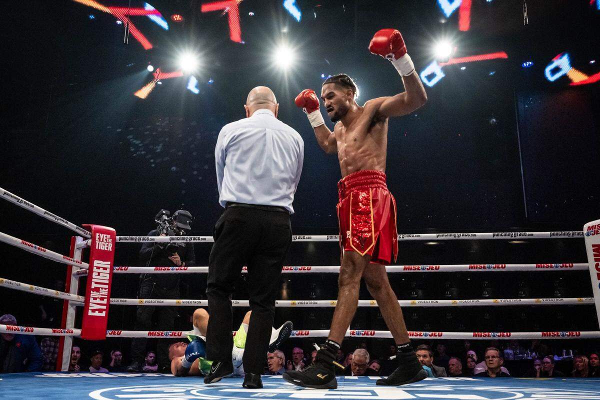 Osley Iglesias derrotó por nocaut en el quinto asalto a Petro Ivanov, en la cartelera celebrada el jueves en Montreal, Canadá.