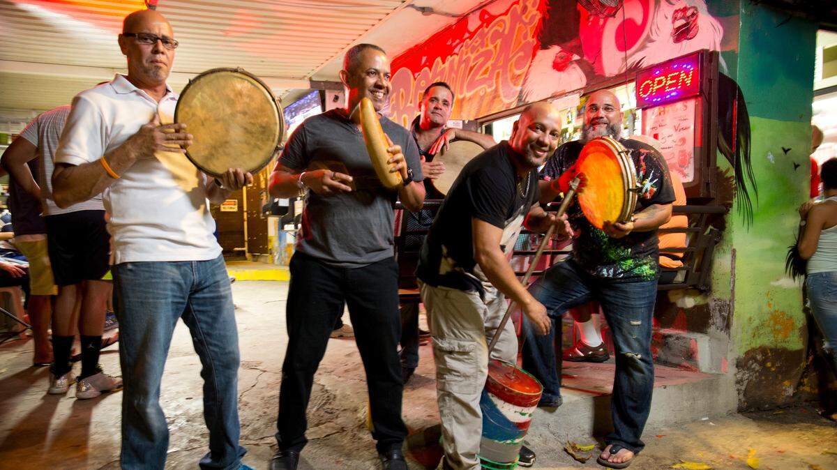La Máquina Insular está integrada por (desde la izq): Luis “Lagarto” Figueroa, Erik Noel Rosado, Joksan Ramos, Héctor “Tito” Matos y Guillermo “Willie” Cubero.