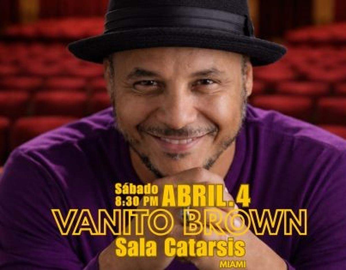 Vanito Brown en concierto en el Teatro Trail.