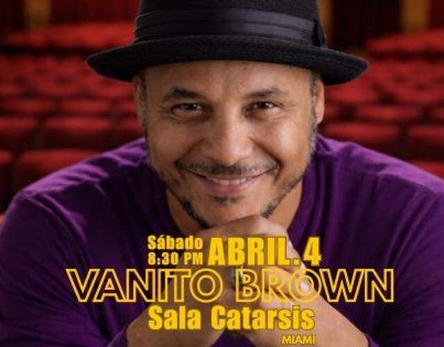 Vanito Brown en concierto en el Teatro Trail.