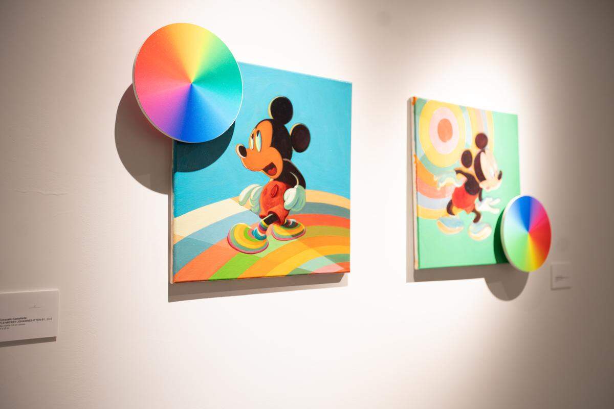 El trasfondo biográfico de Consuelo Castañeda ilumina la muestra actual en Zapata Gallery, que condensa varias de sus obsesiones: la luz, el color, la geometría, el cruce entre ciencia y cultura, y la apertura hacia lo colectivo. Detalle de la serie “TLS-MICKEY-JOHANNES-ITTEN”.