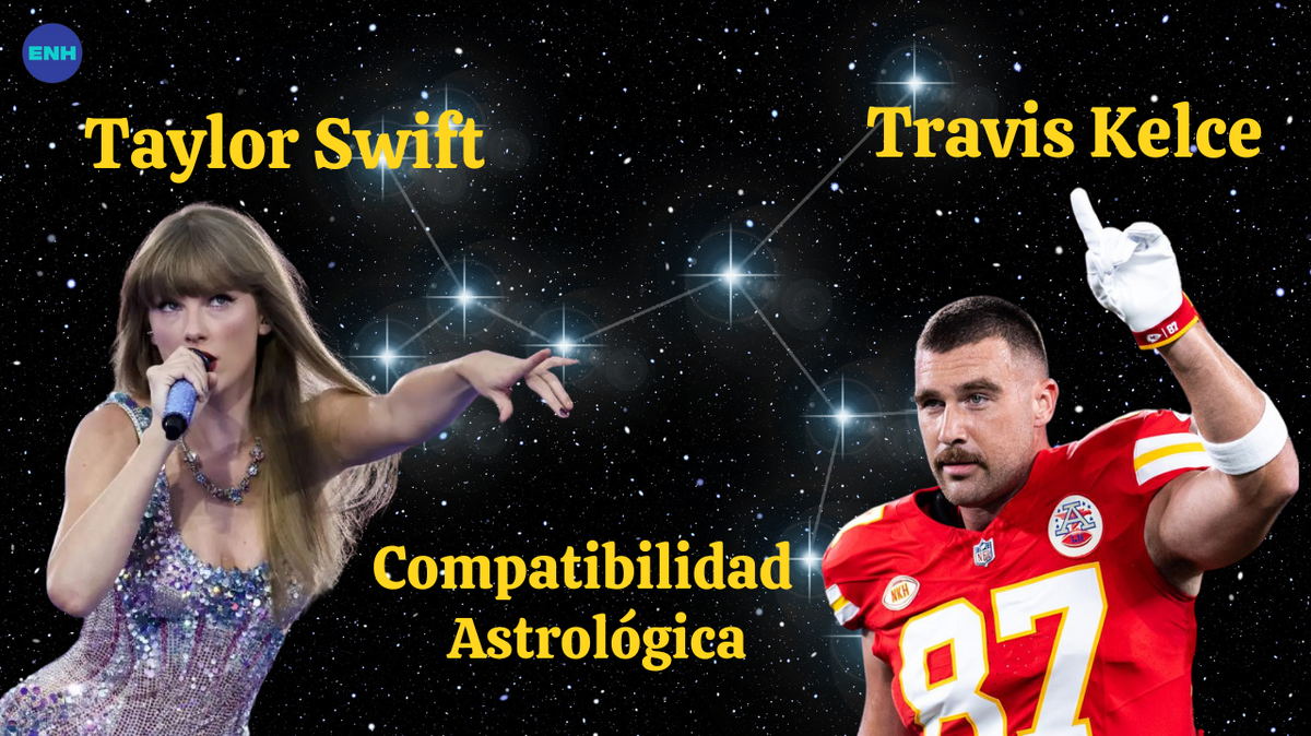 Taylor Swift es Sagitario y Travis Kelce es Libra, dos signos de sol que se complementan fantásticamente y fortalecen su relación.