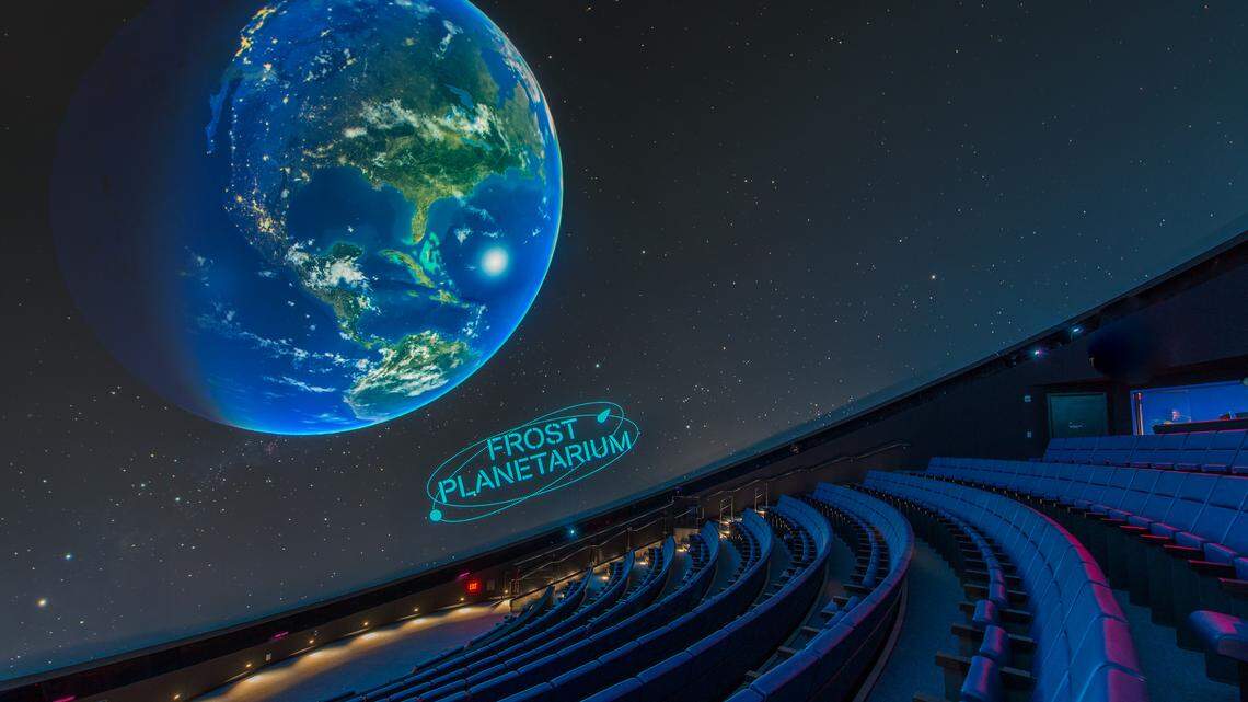 Vista general del Planetarium del Frost Museum of Science.