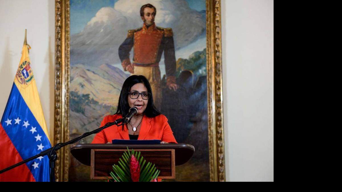 La canciller venezolana, Delcy Rodríguez. 
