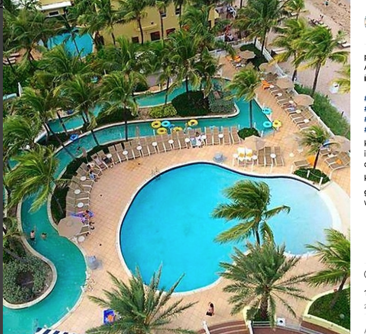 Pisicina del Pelican Grand Beach Resort.
