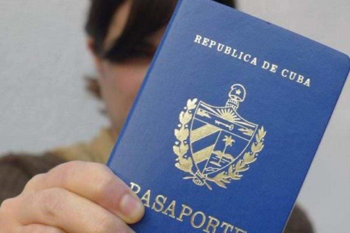 Pasaporte cubano.