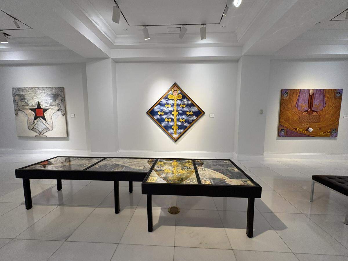 “Selgas. Esencial”, obras en sala. Museo americano de la diáspora cubana. 