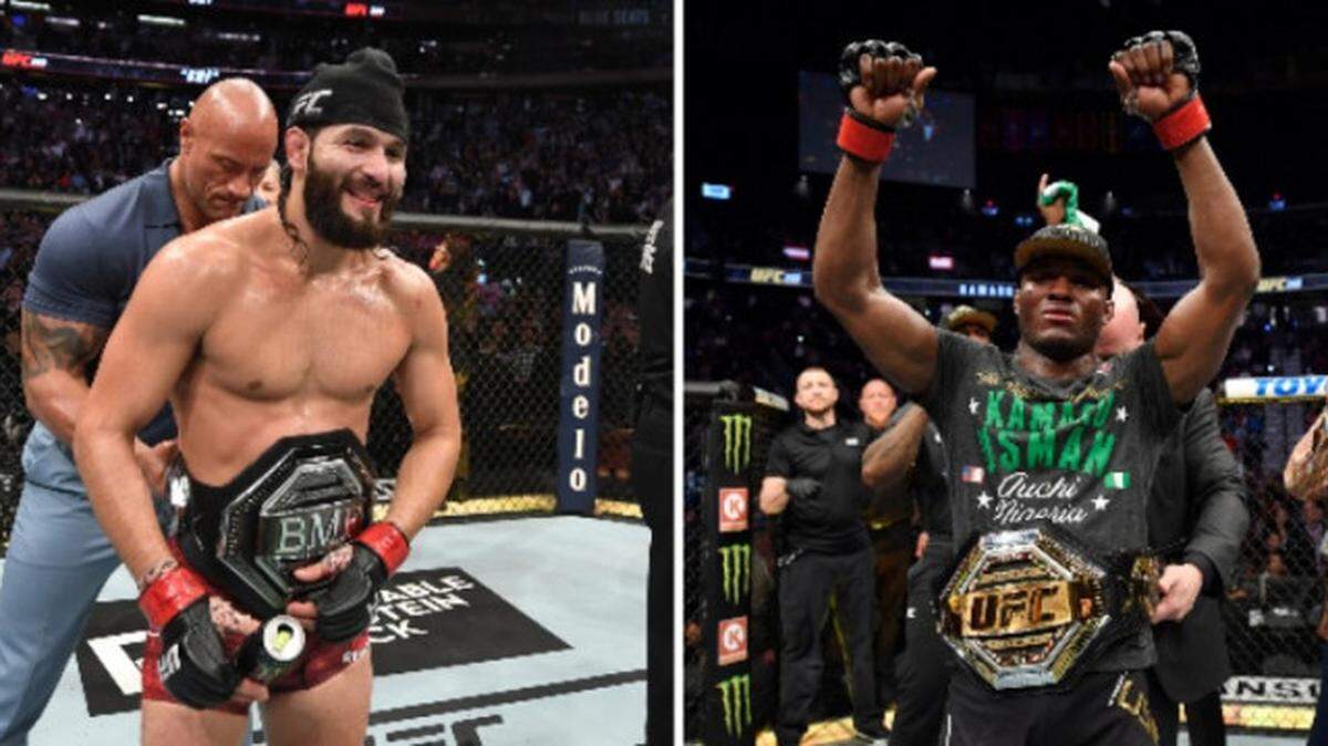 JORGE MASVIDAL y Kamaru Usman pelean por la faja welter de la UFC en Abu Dhabi