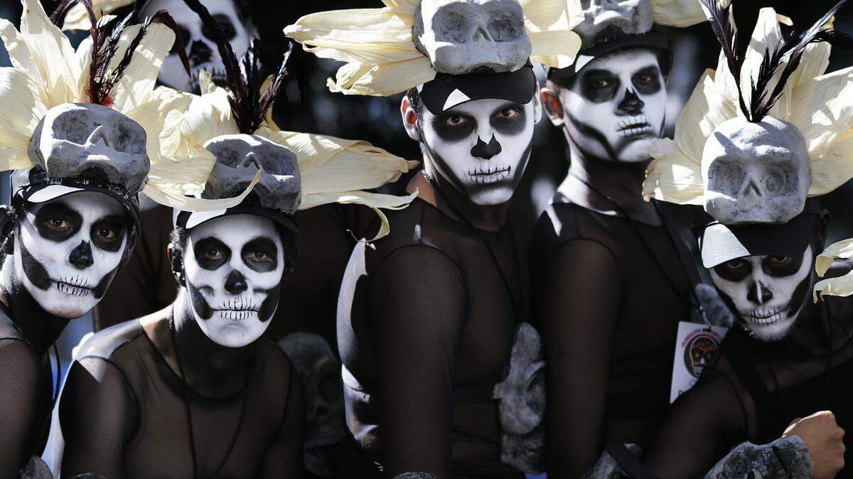 Celebración del desfile por el Día de los Muertos en Ciudad de México, el 29 de octubre del 2016.