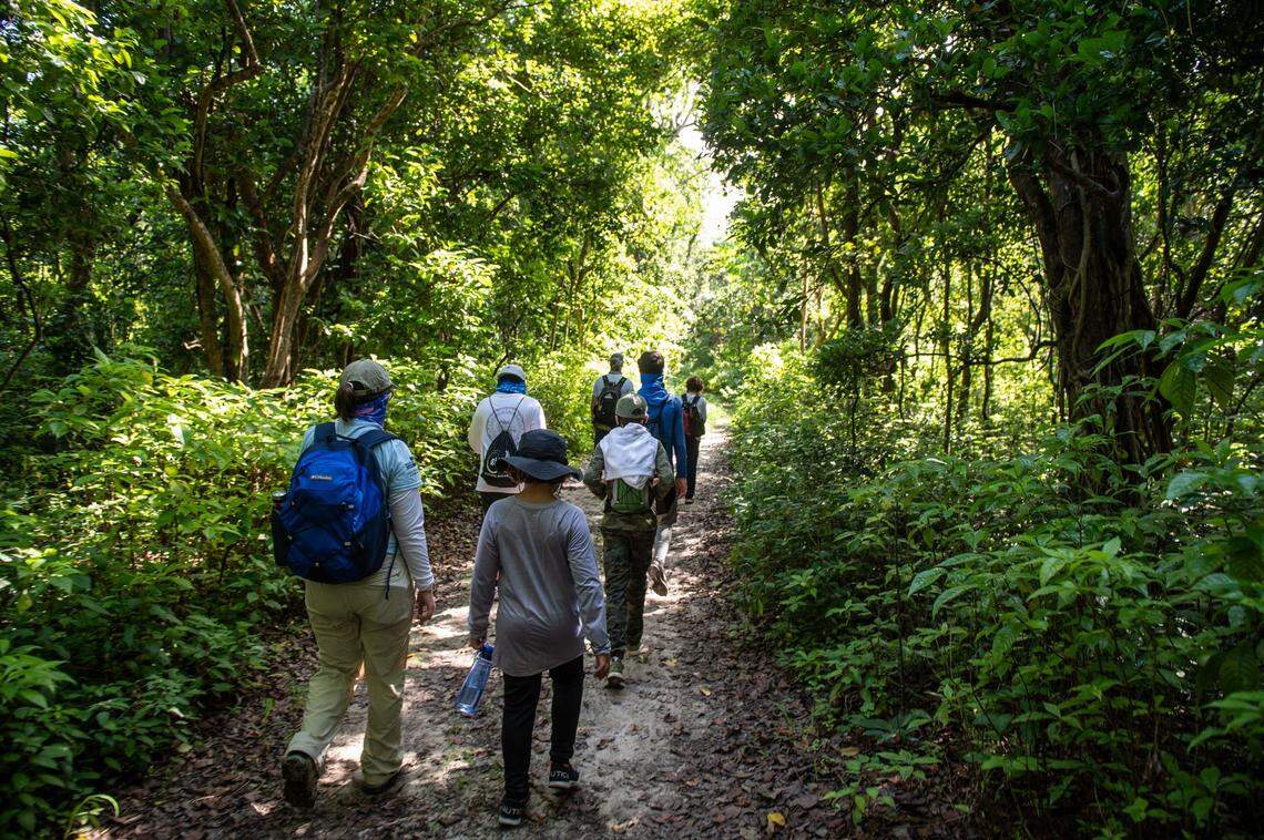 Campamento de invierno en Deering Estate.