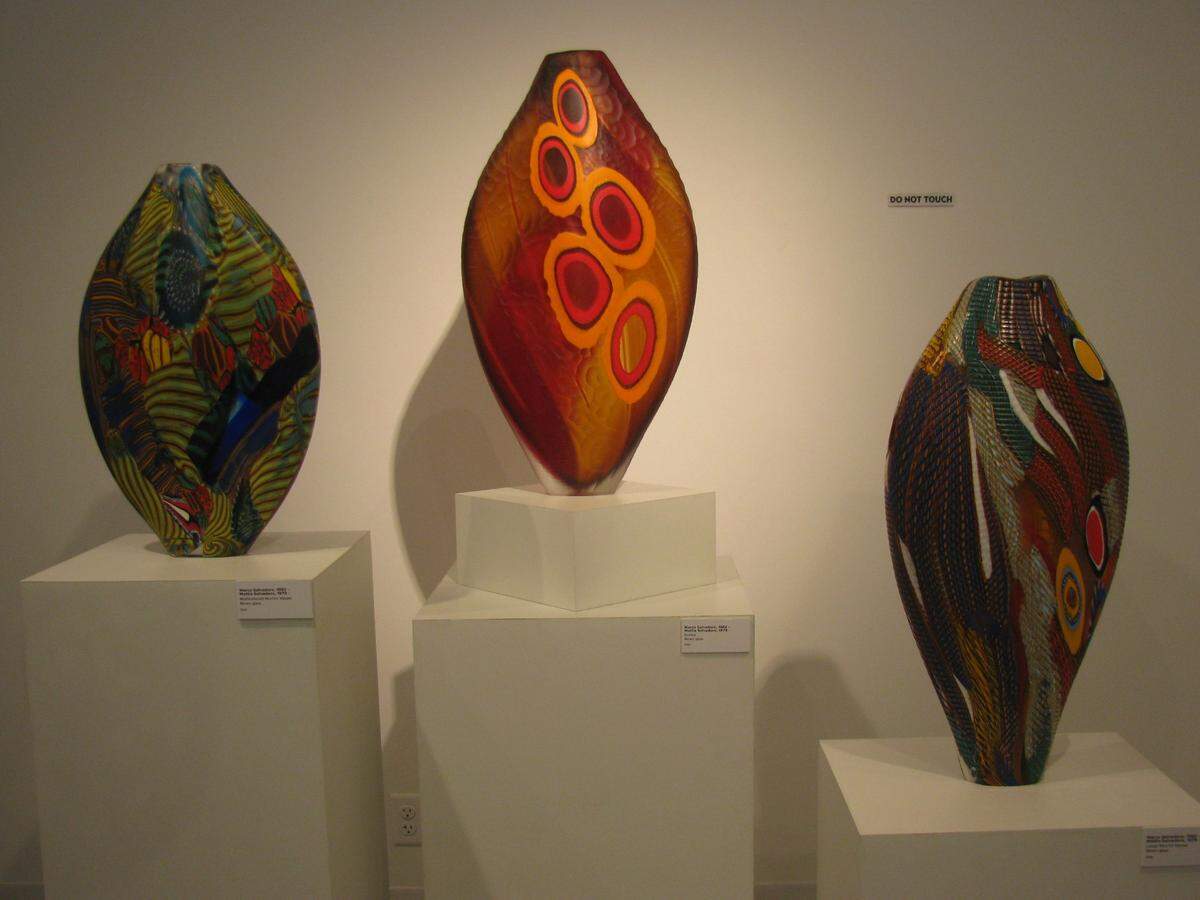 Las esculturas de vidrio soplado del Museo Imagine no solo son extraordinarias sino que constituyen unas de las mayores colecciones de arte contemporáneo en cristal de los Estados Unidos.