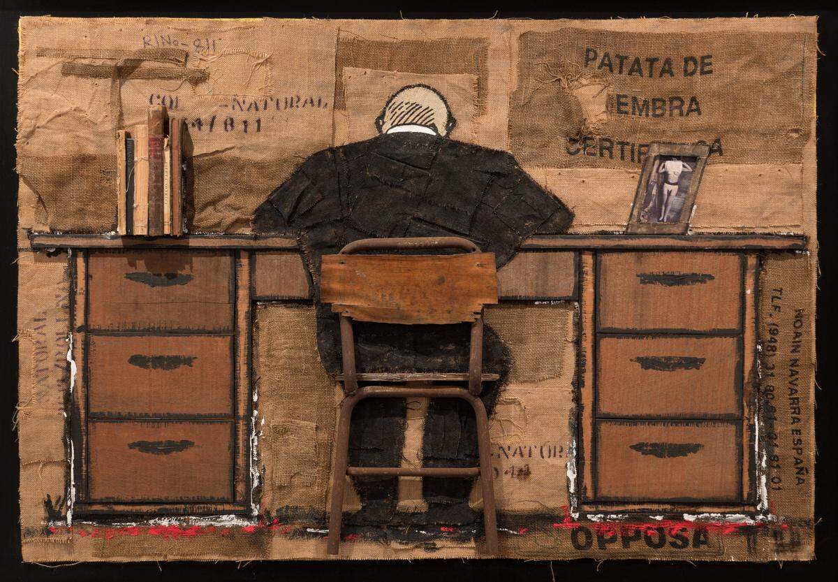 Una de las obras de la exposición “Arte. Galicia. Sostenibilidad. Miami. Historia”, del artista español Kike Ortega.